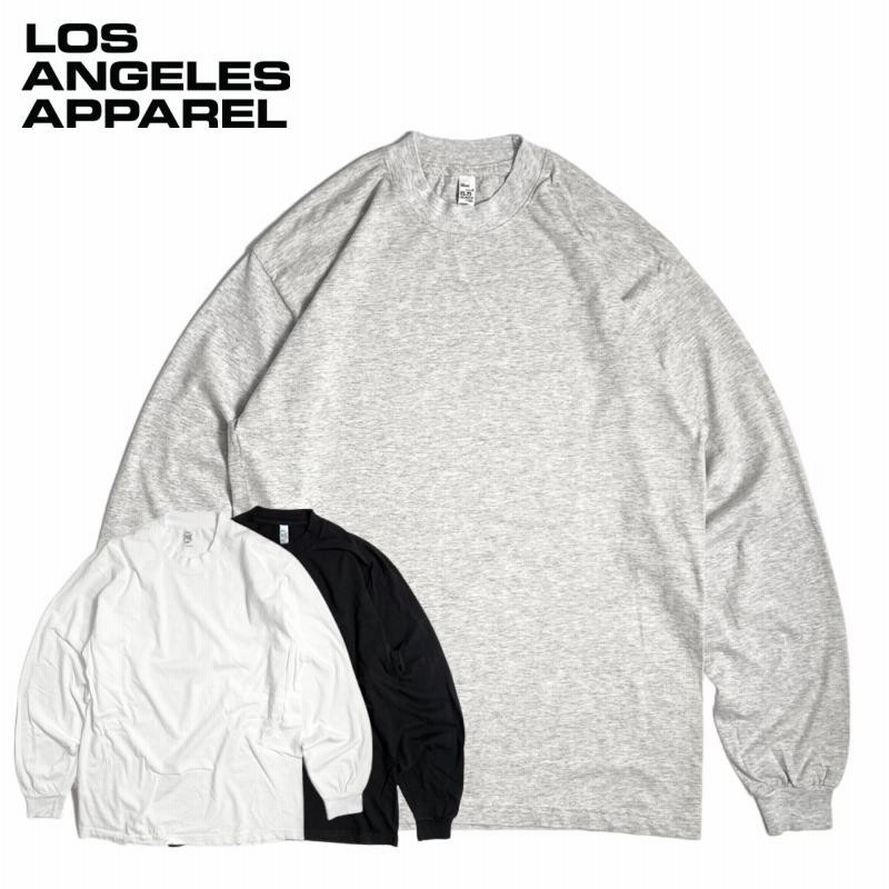 LOS ANGELES APPAREL 6.5oz L/S ガーメント ダイ Tシャツ 1807GD