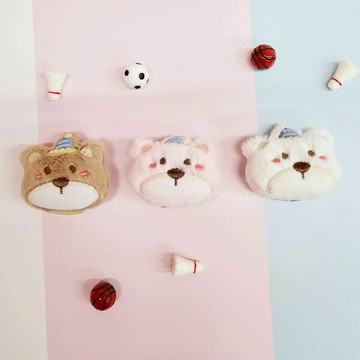 童-派對熊熊壓夾（彩混）