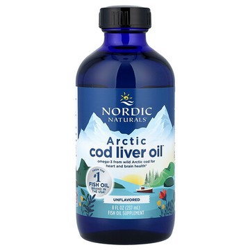 Nordic Naturals, 北極鱈魚肝油™，原味，8 液量盎司（237 毫升）