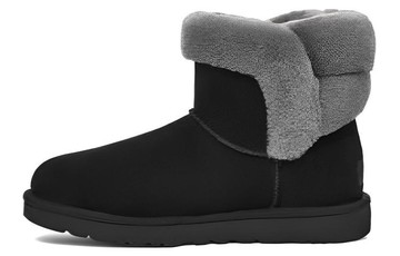 WMNS UGG SANIYA MINI SUEDE CLASSIC BOOT BLACK
