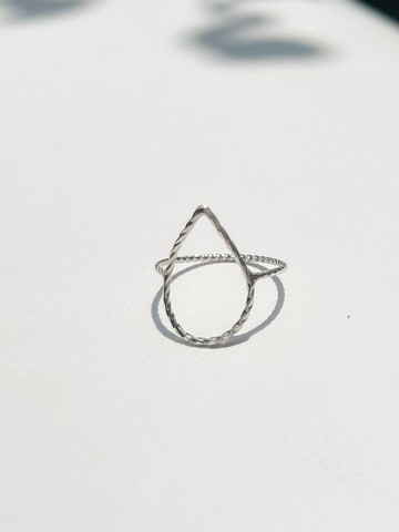 線環銀水滴/Silver925