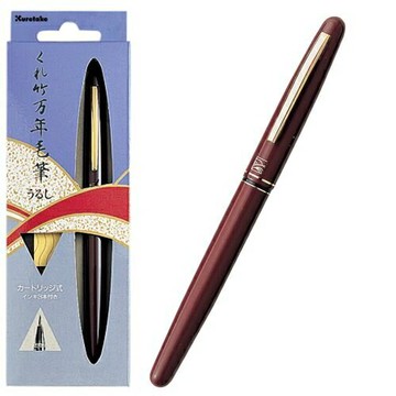 吳竹鋼筆型卡式萬能毛筆小楷(紅桿)*DU141-15C【APP滿額下單10%點數(單一帳號最高5000點)】1/31止