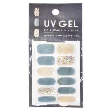混款 12個 Set UV凝膠美甲貼  NO.1073  1組