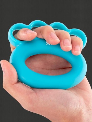 硅膠握力器男女球橡膠圈專業練手力手指訓練健身器材偏癱鍛煉