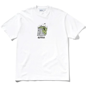 BUTTER GOODS BG251A15101 GARBAGE TEE 短T (白色)