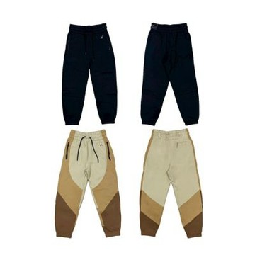 W Nike Jordan Fleece Bottom 刷毛運動長褲 大地色拼接/黑 CQ6674