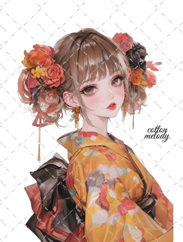 原創貼紙 no.7175 人物貼紙 原創貼紙 人物貼紙 女孩貼紙 原創人物貼紙