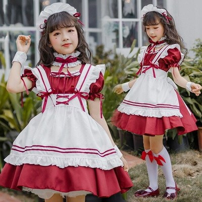 ハロウィン コスプレ 仮装 メイド服 ゴスロリ ロリータ ワンピース メイド セット 子供 本格 ロリータ ワンピース 子供用 アイドル キャラクター アニメ 衣装 通販 Lineポイント最大get Lineショッピング