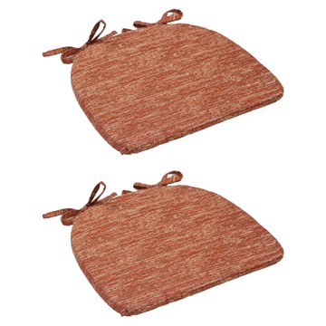 J&N 雅晶餐椅墊 2個  43 x 43 x 3cm  紅色