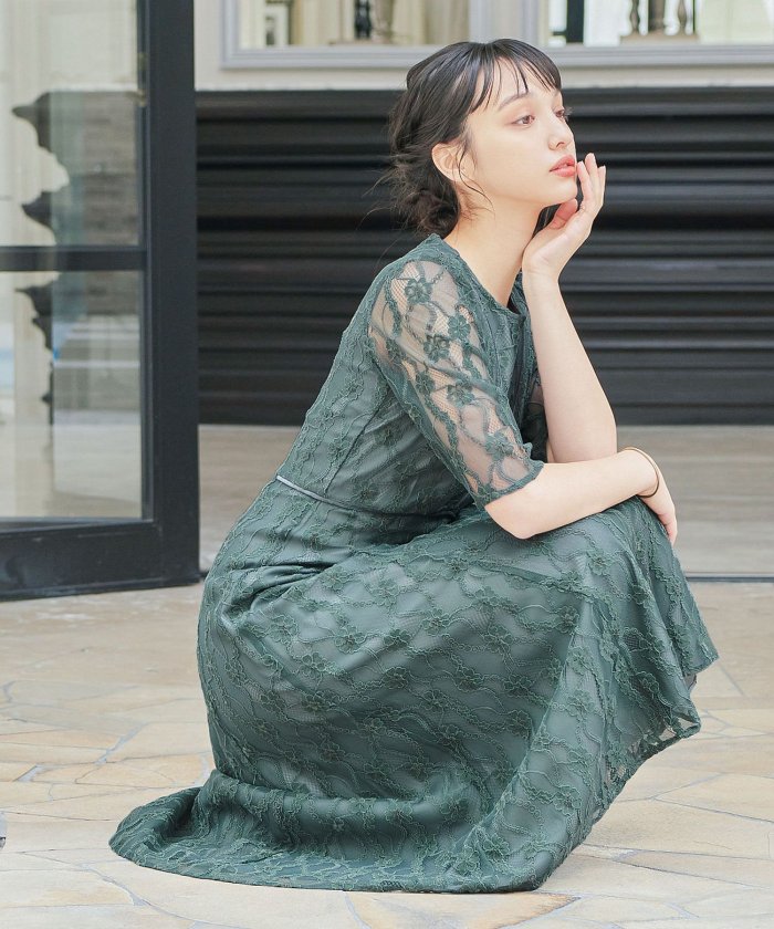ケティ 総レースワンピース M 結婚式 ドレス ketty ケティ 結婚式 バッグ