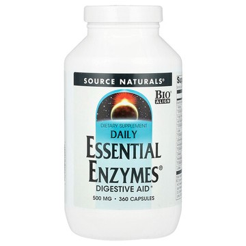 Source Naturals, 日常 Essential Enzymes®，500 毫克，360 粒膠囊
