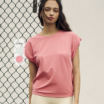 元動力 速乾涼感綁帶落肩上衣(兩色；S-L)4242171003