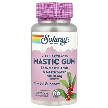 Solaray, 乳香膠，1,000 毫克，45 粒素食膠囊（每粒膠囊 500 毫克）
