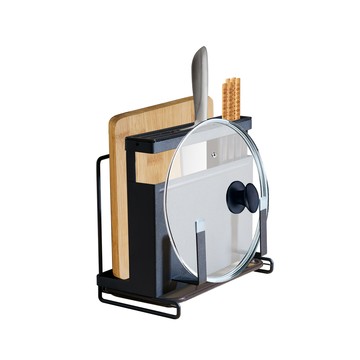 多功能刀具砧板鍋蓋收納架