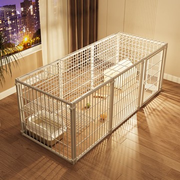 訓練廁所狗籠子室內貓別墅封頂防越獄寵物狗圍欄一體籠大中小型犬 d8053