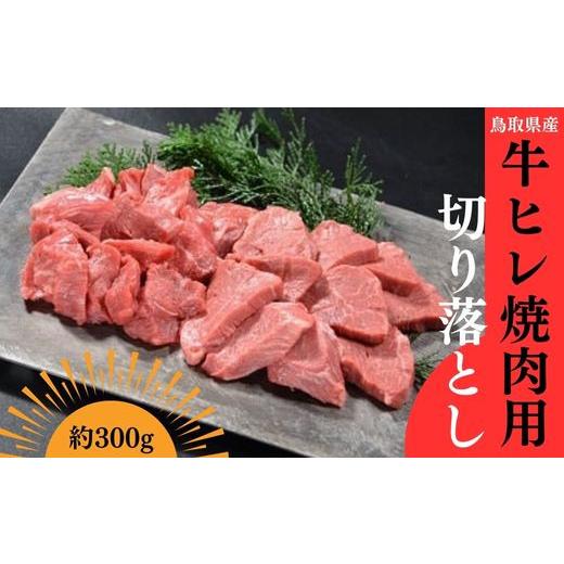 ふるさと納税 鳥取県 倉吉市 鳥取県産牛ヒレ焼肉用切り落とし　約300ｇ 国産 牛肉 ヒレ 切り落とし 焼肉