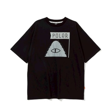 日本POLER PRM WASH SUMMIT POCKET TEE 山型眼口袋T恤 / 黑 - L