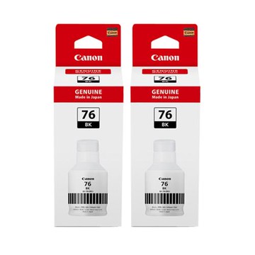 CANON GI-76BK 黑色2入組 原廠連供防水墨水 適用GX6070/GX7070