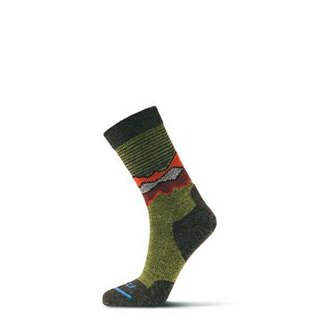 ├登山樂┤美國 FITS Light Hiker - Crew - Reflection 中筒薄毛圈 # F1061-305 森林綠