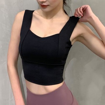 寬肩帶分體泳衣女單件性感美背游泳衣比基尼上衣潛水服游泳館泳裝