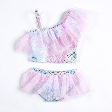 女童泳衣連體分體新款公主時尚泳裝寶寶游泳衣嬰兒2歲裙式