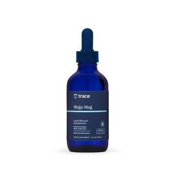 Trace Minerals Research Mega-Mag Liquid Magnesium Low Sodium 400 mg - 4 fl oz