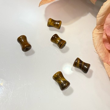 💕 𝓒. 𝓣 晶寶💕虎眼石 竹節珠 水晶 圓珠 單珠 隨形 散珠 diy 設計 有孔洞