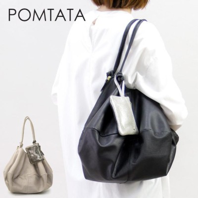 ポンタタ バッグ pomtata トートバッグ ENVAN エンバン 肩がけ 本革 ...