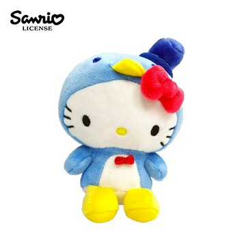 【正版授權】凱蒂貓 山姆企鵝造型 變裝玩偶吊飾 絨毛玩偶 吊飾 Hello Kitty 三麗鷗 Sanrio - 127935