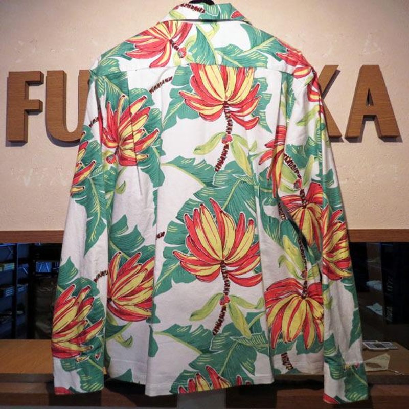 SALE サンサーフ Sun Surf 長袖冬用アロハシャツ BANANA コットン