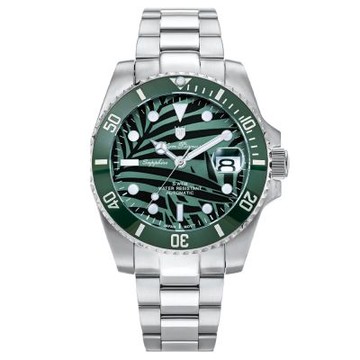 Olym Pianus 奧柏 棕影系列 熱帶潛行者陶瓷框自動機械男錶 899832.22AGS