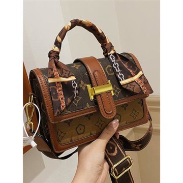 Clean Knоck包包女2026新款時尚復古單肩斜挎包百搭寬肩帶小方包