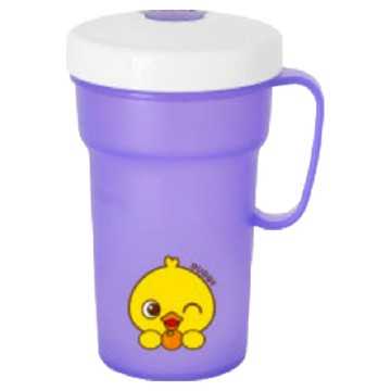 Edison 單握把水杯2代  紫色鴨  300ml  1個