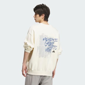 【adidas 愛迪達】 BASKETBALL 長袖上衣 男 KC2786