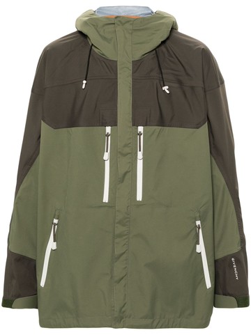 Givenchy - technical hooded jacket - men - Polyester/Polyamide - 52 - Green