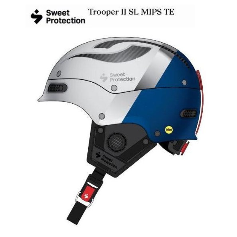 EPS換気3D形状の通気裏地sweet protection TROOPER Ⅱ MIPS ヘルメット