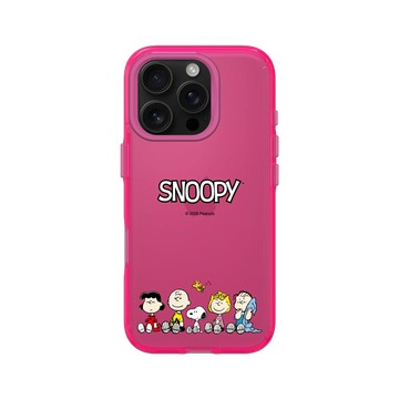 iPhone 16 Pro Clear 粉漾桃 - 史努比 Snoopy - 經典-Snoopy齊聚時光