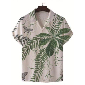 Holiday 3D print plus size shirt T-shirt   度假3D大碼襯衣T恤