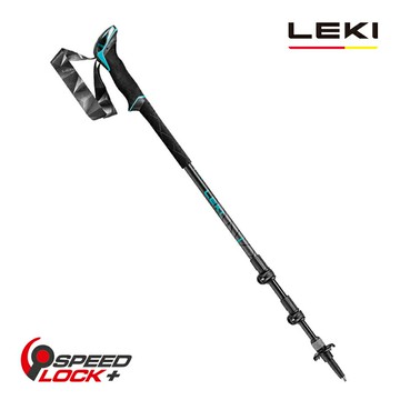 【露營趣】德國 LEKI 65221801 MAKALU LITE AS 鋁合金快扣登山杖 DSS避震 泡綿握把 加長手柄 手杖 健行杖 鎢鋼杖尖 登山 健走