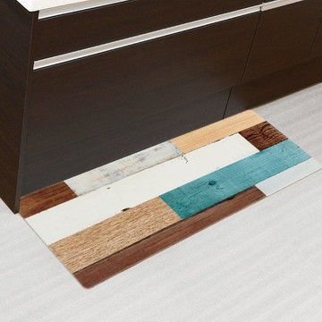 LIV PLUS｜ BESTCO 減壓廚房地墊 45 x 120cm 農夫市集黑色 45 x 120cm