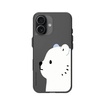 iPhone 17 Clear (相機按鈕) 酷墨灰 - 白白日記 Darylhochi - 側面