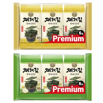 【順伊奶奶】海苔6件組-原味/洋蔥