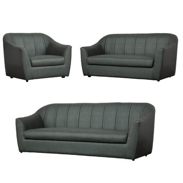 【UHO】威爾-1+2+3貓抓皮沙發組 運費另計03綠