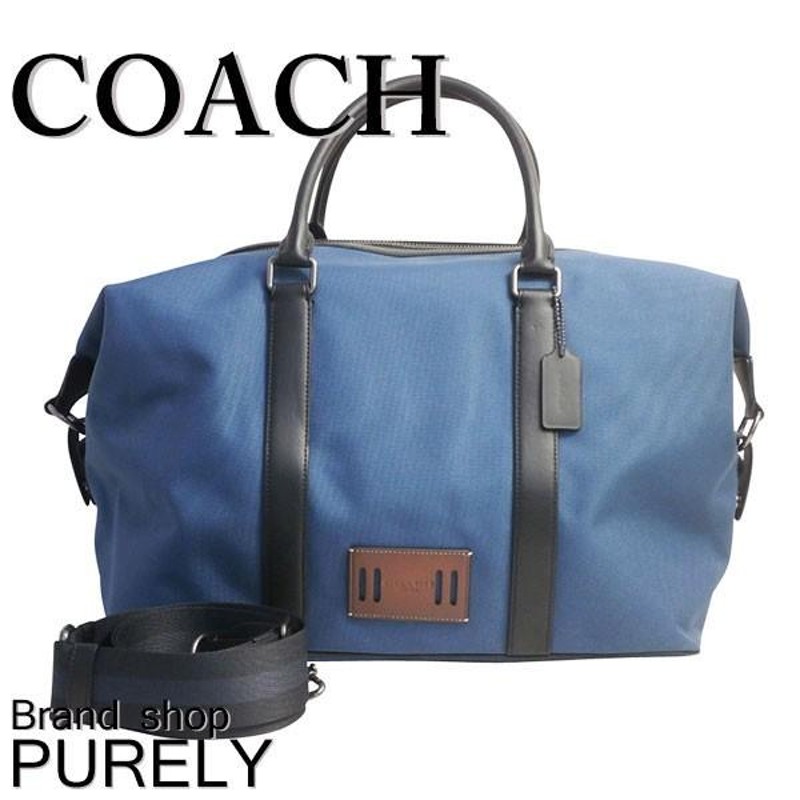 COACH コーデュラ(キャンバス)×レザー 2Wayボイジャー ボストンバッグ