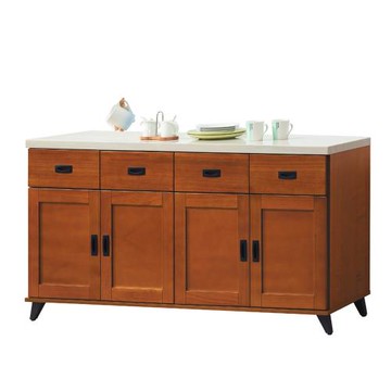 AS雅司-樟木色5.3尺石面餐櫃(下座)-161*40*81cm