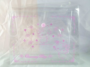【震撼精品百貨】Charmmy Kitty_寵物貓 ~ 透明塑膠扣袋『撲克』