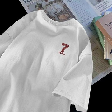 【台灣出貨】100%純棉 白色上衣 夏天衣服 男短袖上衣  男生T恤 流行衣服  落肩短t 白色 男裝 黑色上衣 街頭潮