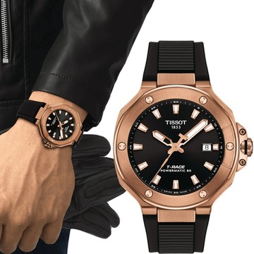 Tissot 天梭 官方授權 T-Race 摩托車元素動力80小時機械錶 男錶 手錶-T1418073705100
