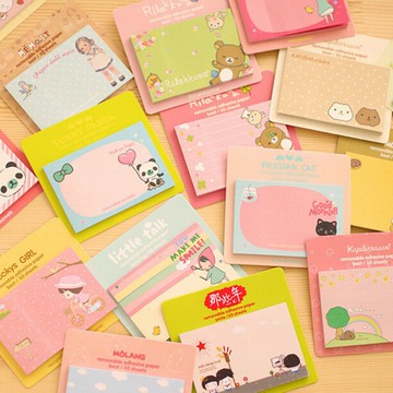 B-0104便利貼韓國可愛免郵小清新記事貼小本子隨身創意便簽紙