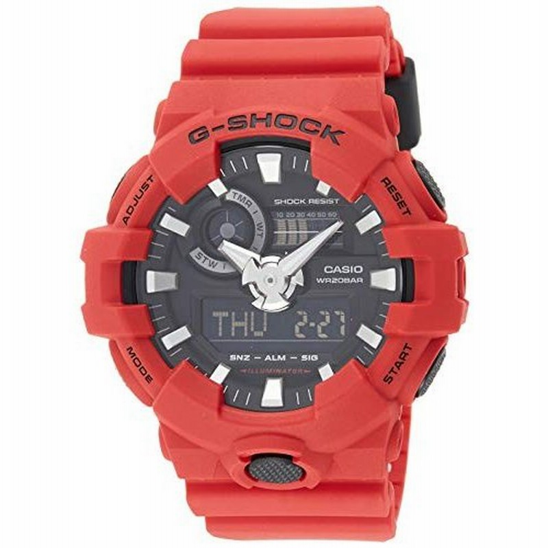 Casio G shock Ana Digi Red Men s Watch 200 Meter Water Resistant
